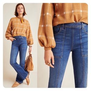 Anthropologie Side Zip Carpenter Jeans